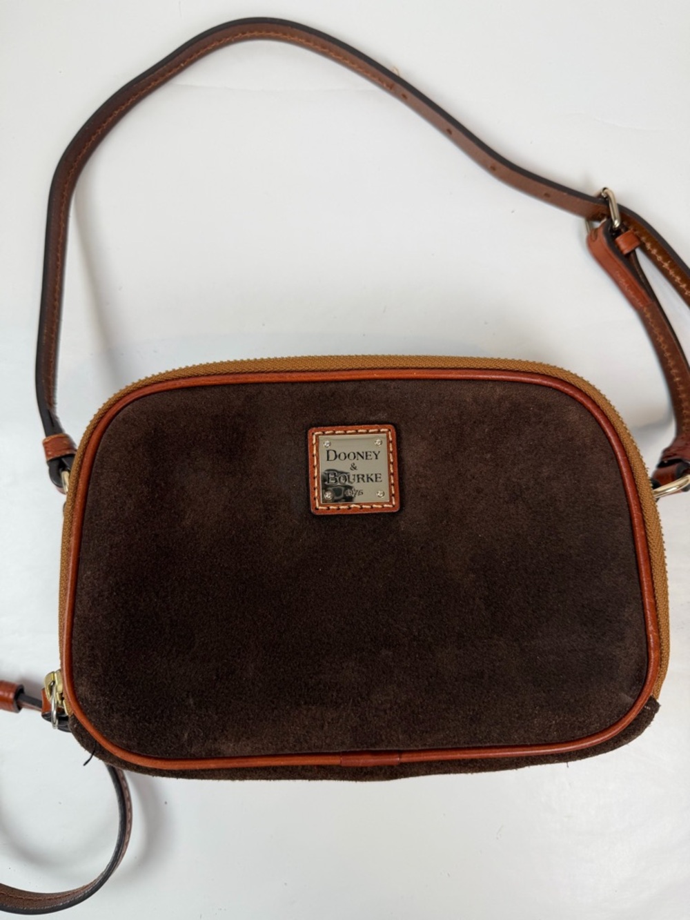 Dooney & Bourke Sawyer Suede Leather Crossbody